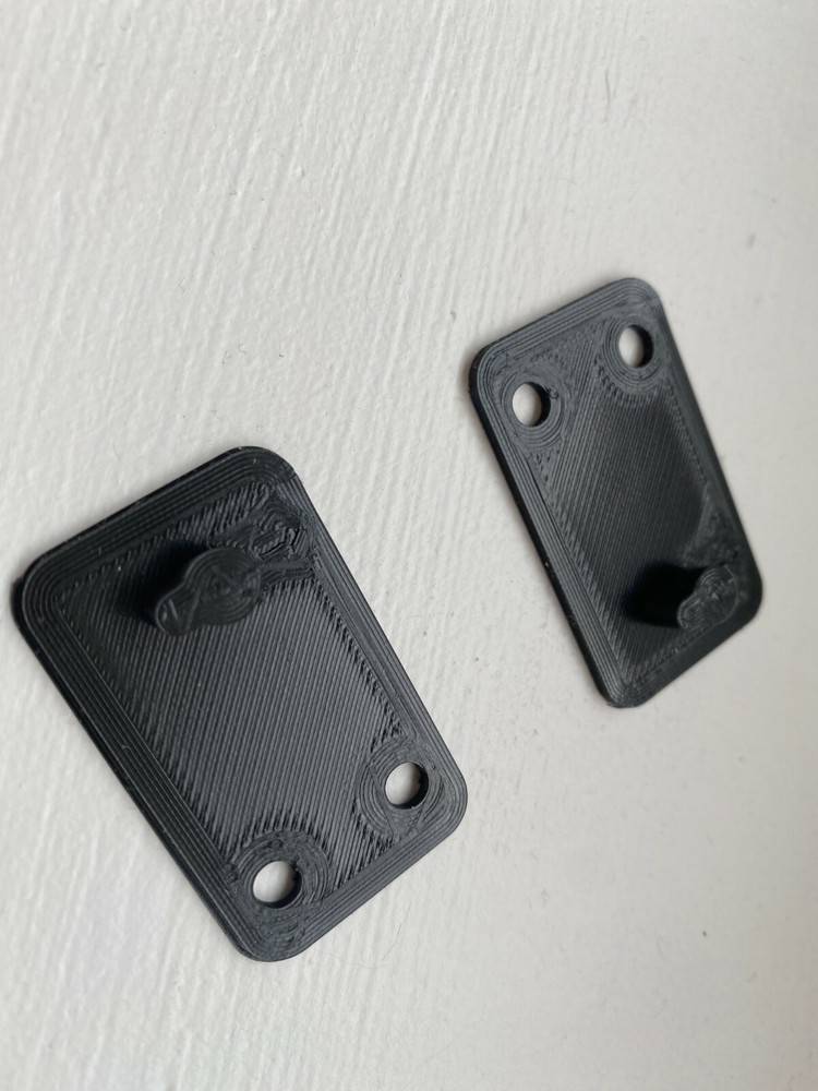 Power Strip Mount Brackets -3D Printed
