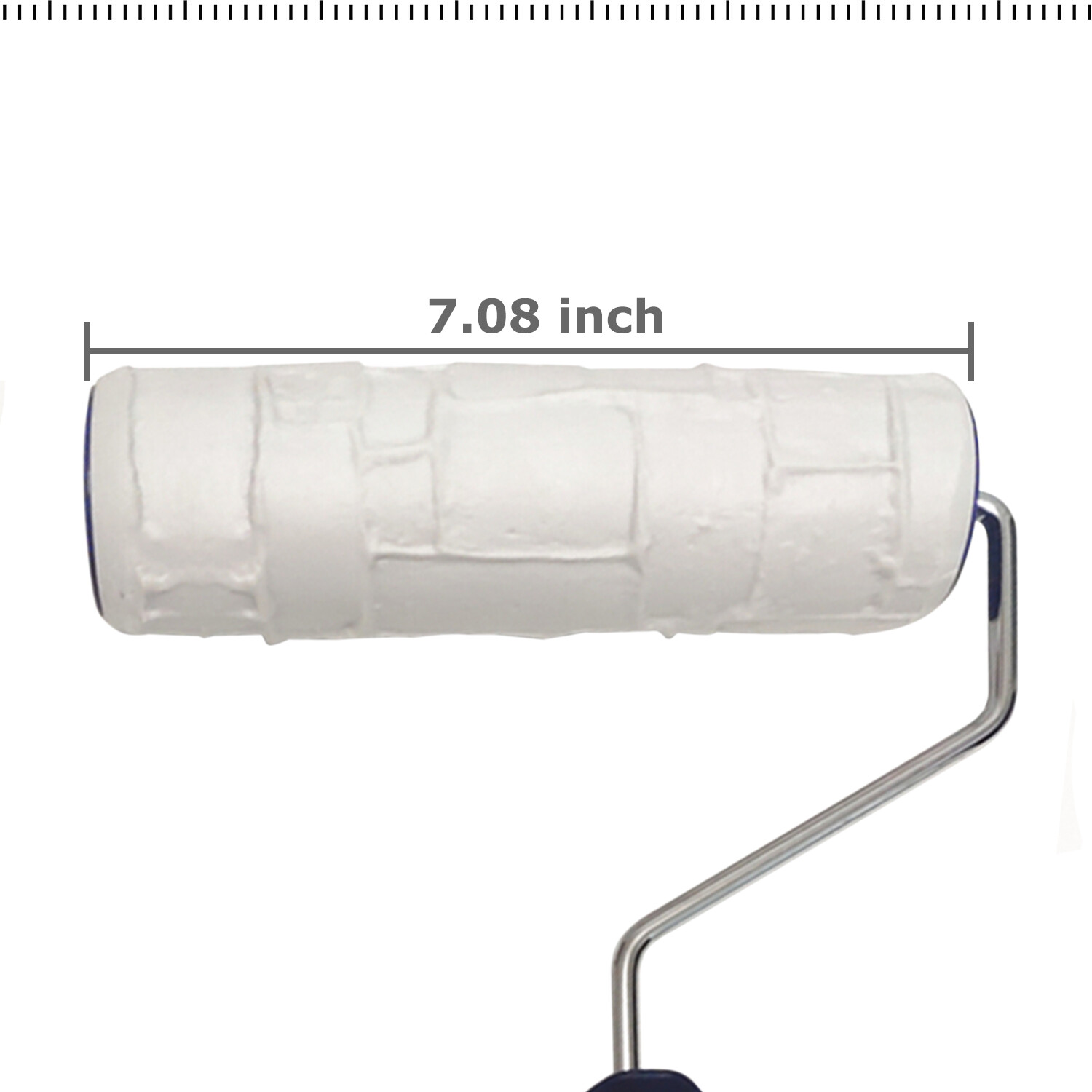 Concrete Cement Landscape Curbing Slate Imprint Texture Roller Stamp Large 8"