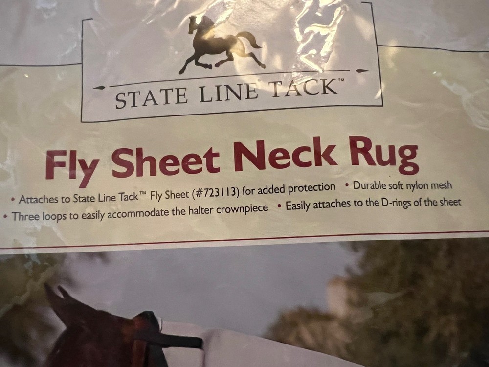 State Line Fly Sheet Neck Cover Size Small 68-70