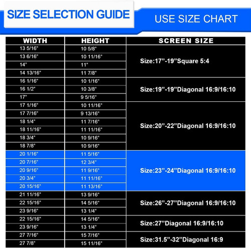 Computer Privacy Screen Filter 24" Hanging Protector 24 inch