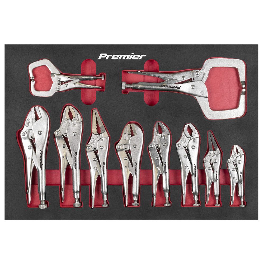 AK6802 Locking Pliers Set 10pc