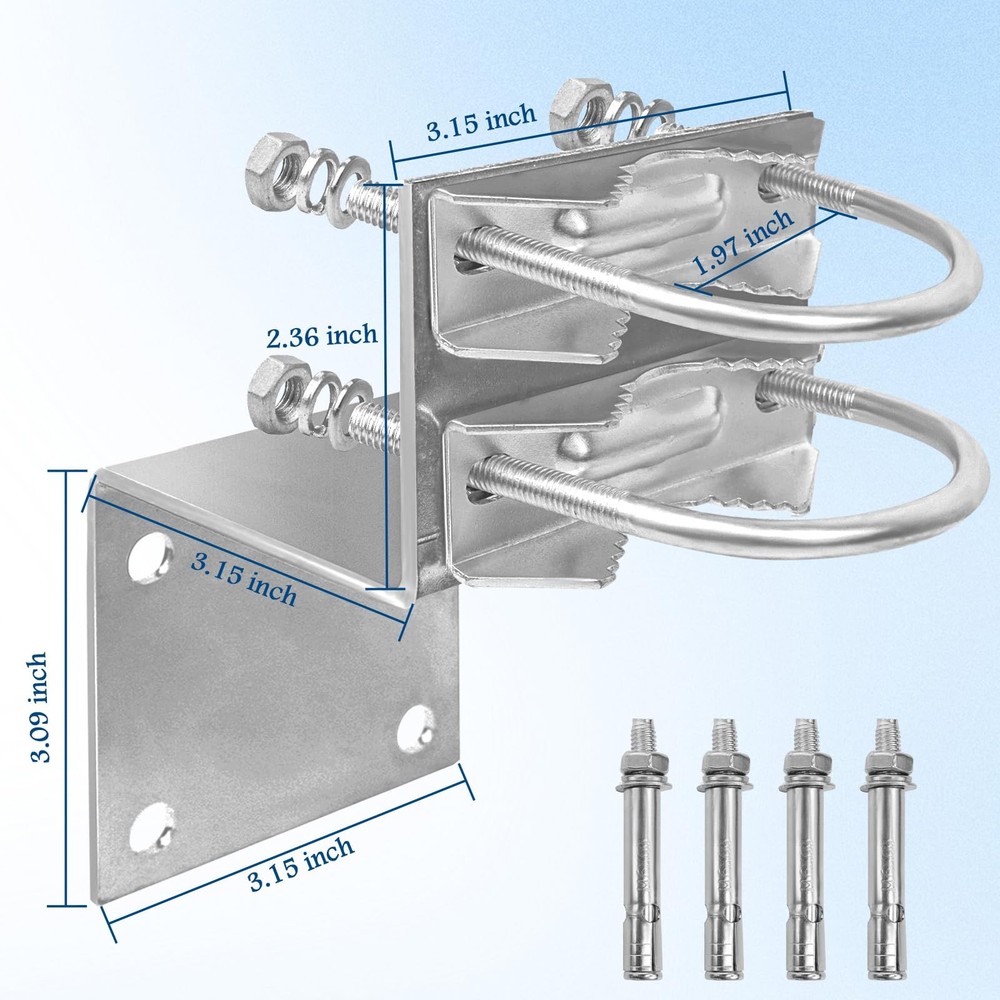 XRDS-RF Antenna Pole Mount Kits, Bracket with Double...