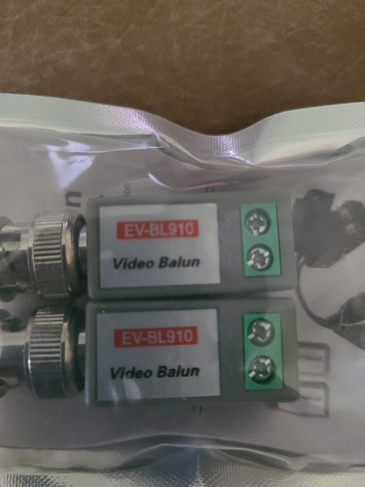 Passive Video Transceiver For CCTV - NEW- balun