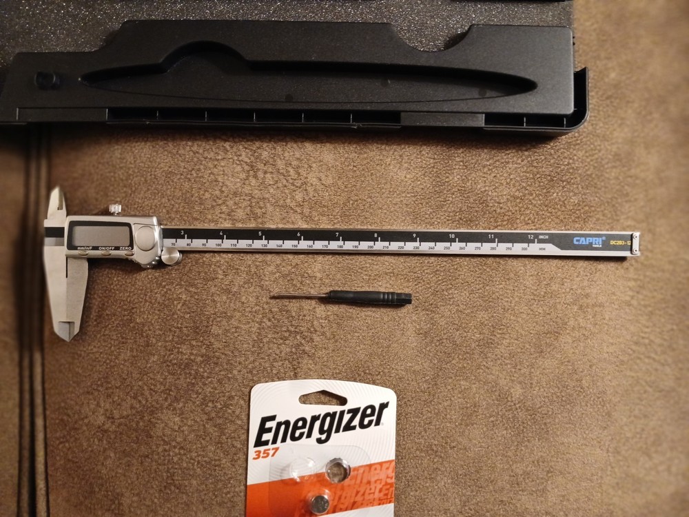 PEC TOOLS 12"/300mm CAPRI DIGITAL CALIPER LCD DISPLAY