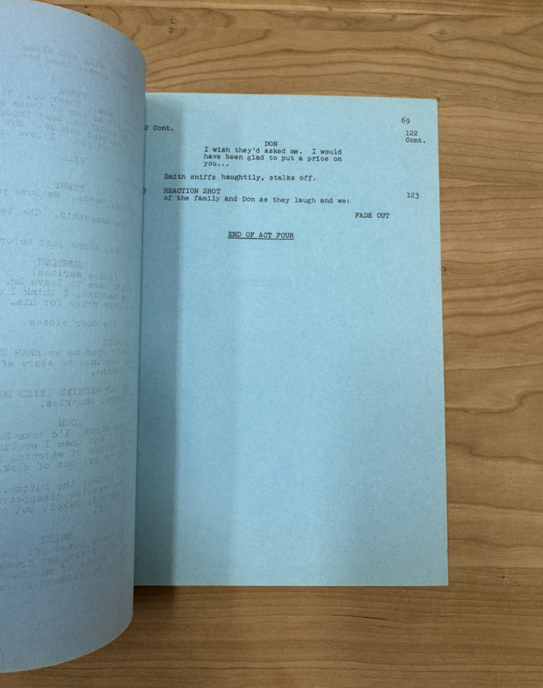 1966 Lost in Space "The Android Machine" Sci Fi TV Irwin Allen Production Script