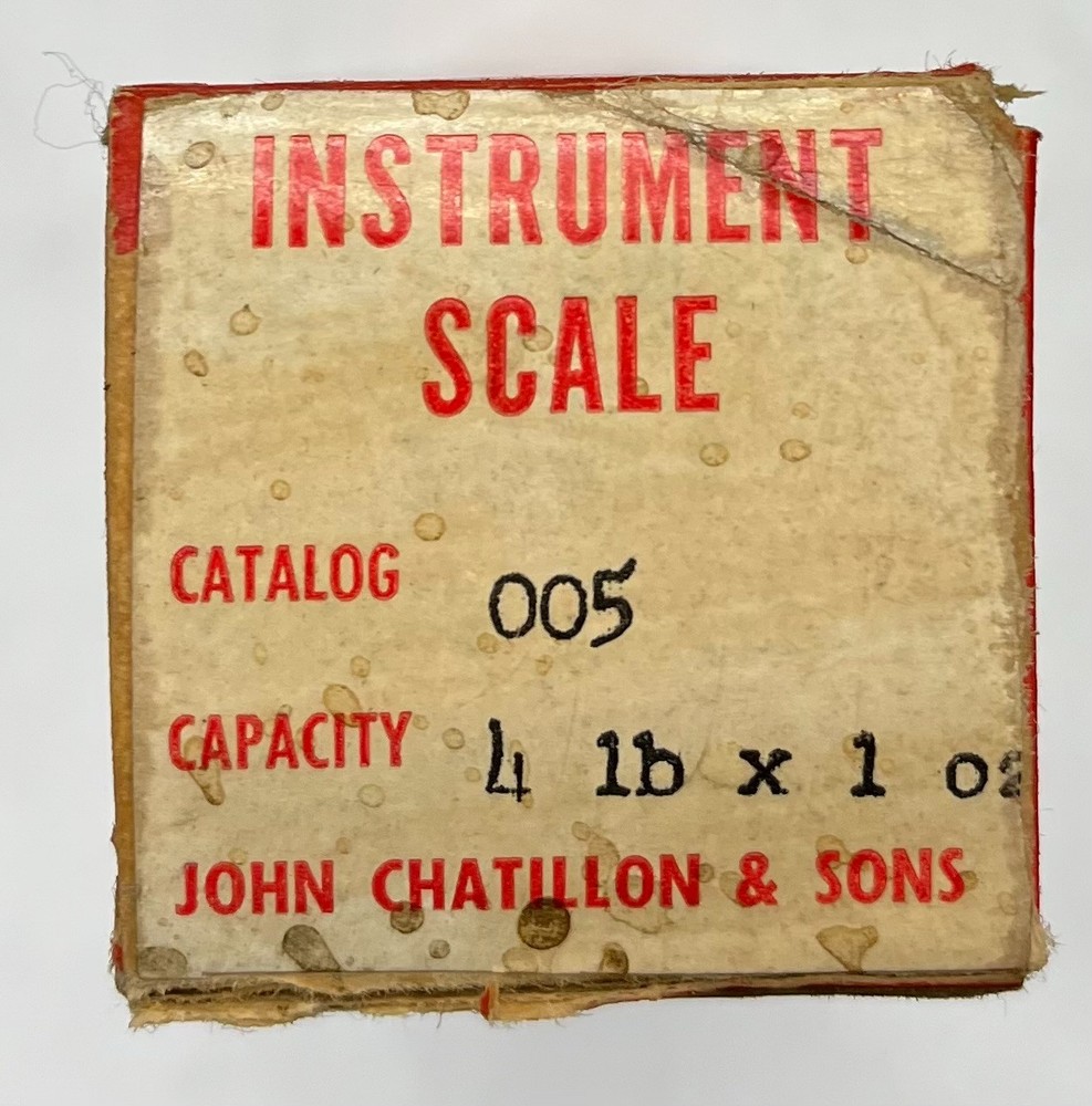CHATILLON INSTRUMENT 4LB SCALE
