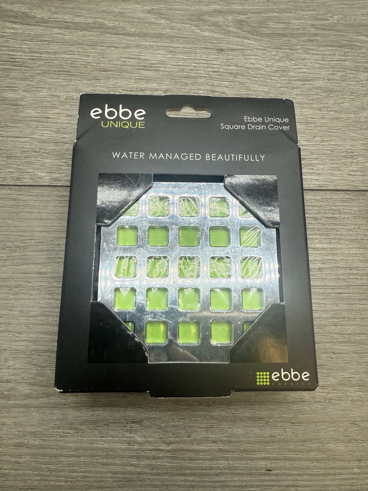 Ebbe E4803-PC QUADRA Unique Luxury Drain Covers, Polished Chrome