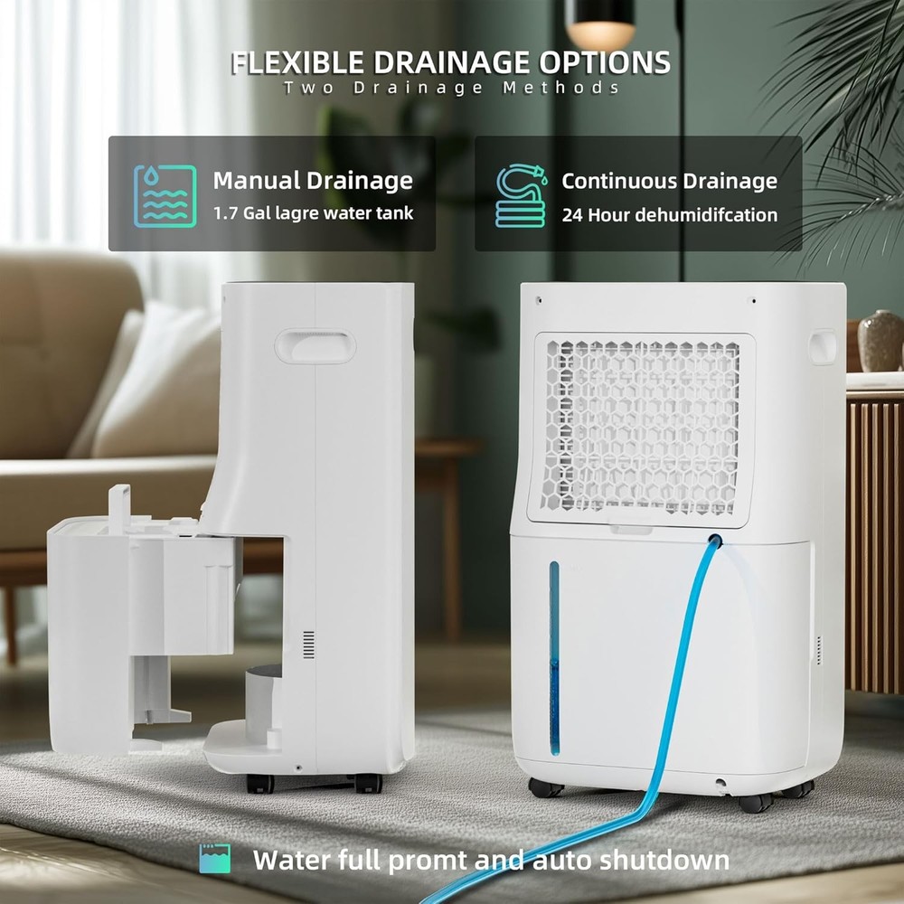 80 Pint Dehumidifier for Basement