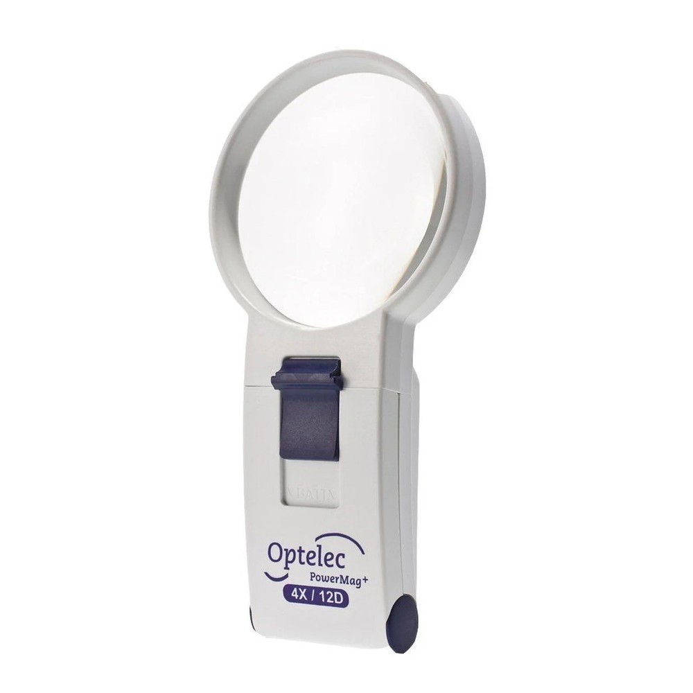 Power Mag 4X LED Handheld Magnifier