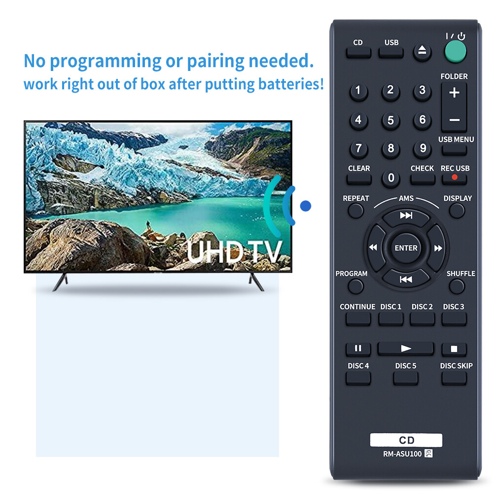 RM-ASU100 Replace Remote Control For Sony Compact Disc Player CDP-CE500 CDPCE500
