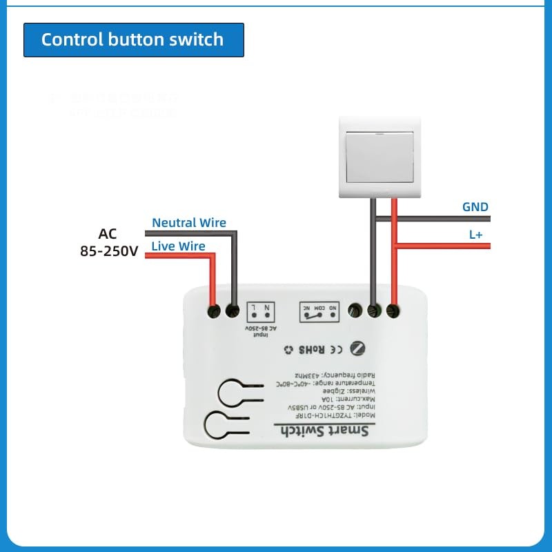 Zigbee Temperature Controller with Waterproof Extendable Probe Sensor Relay