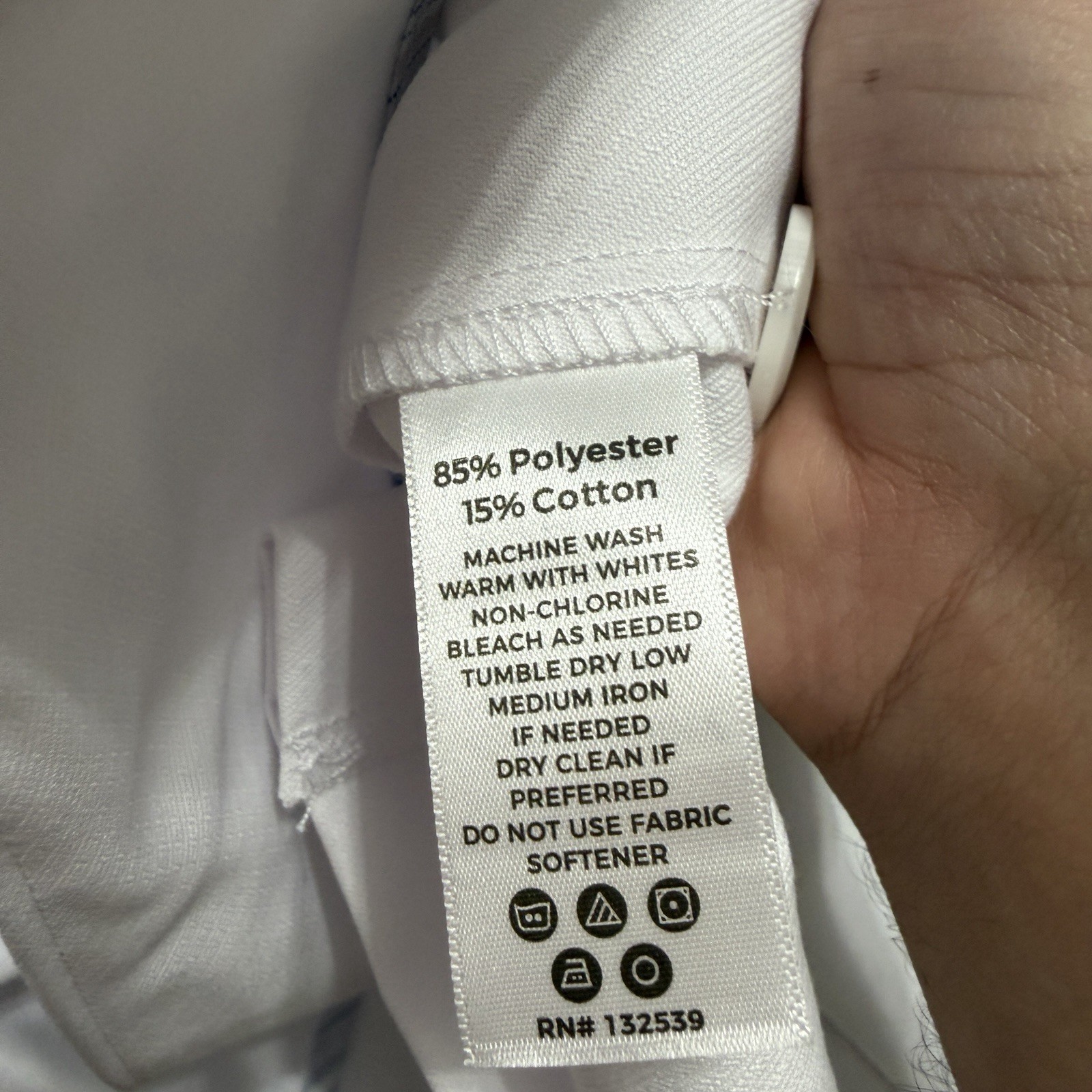 Medelita Wilson Slim Fit Lab Coat White Professional Men's Size 42 NWOT