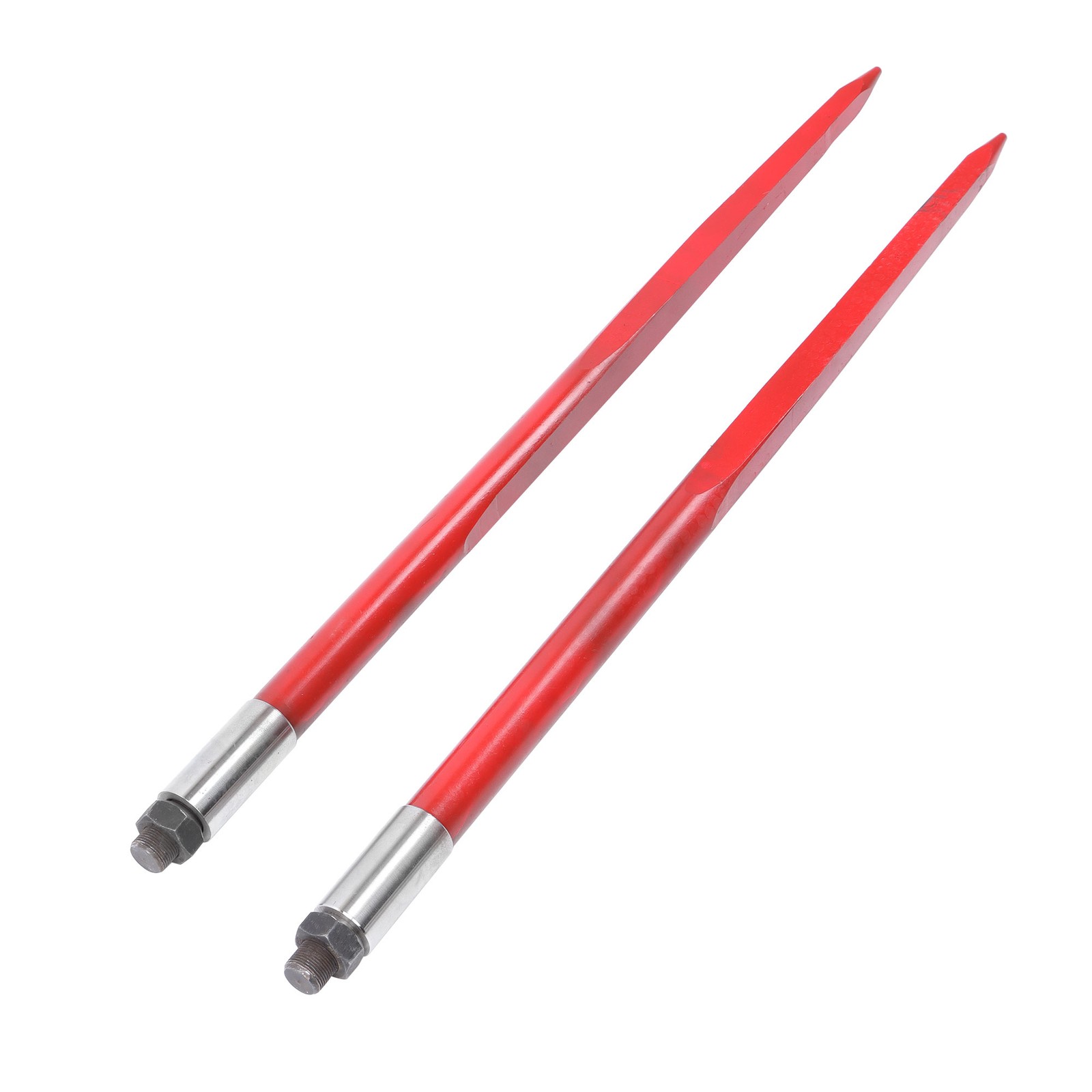 2-Pack 43-inch Hay Bale Spear Spikes for Tractors and Loaders