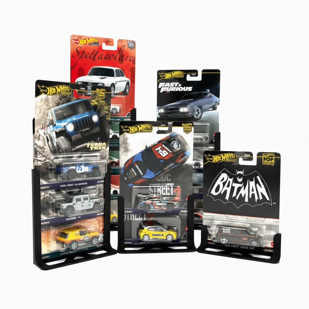 Hot Wheels Premium Card Display Stand 3D Printed | 3-Stack