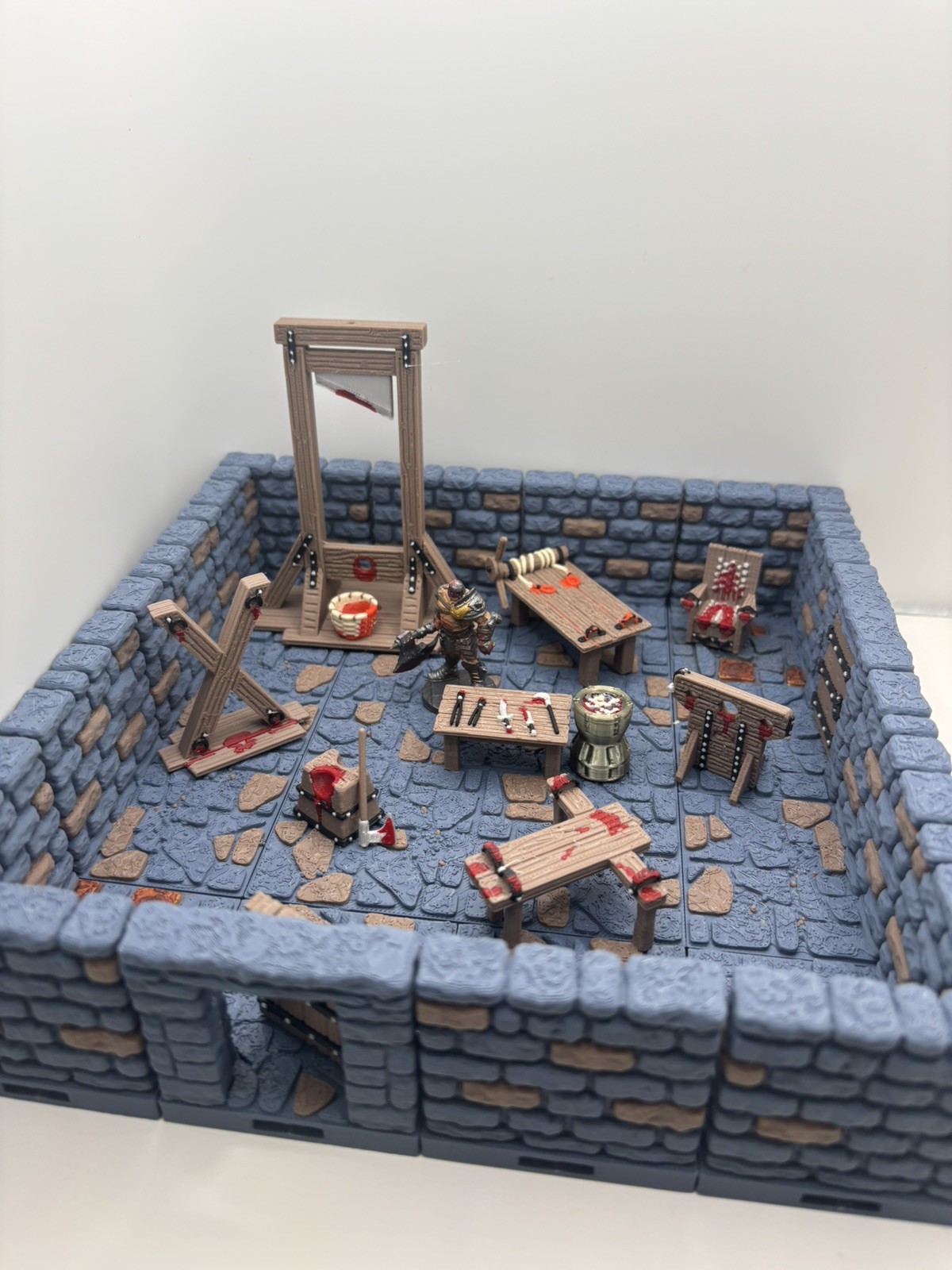 Torture Chamber Furniture Set – Dungeon Terrain for Tabletop RPGs 28mm