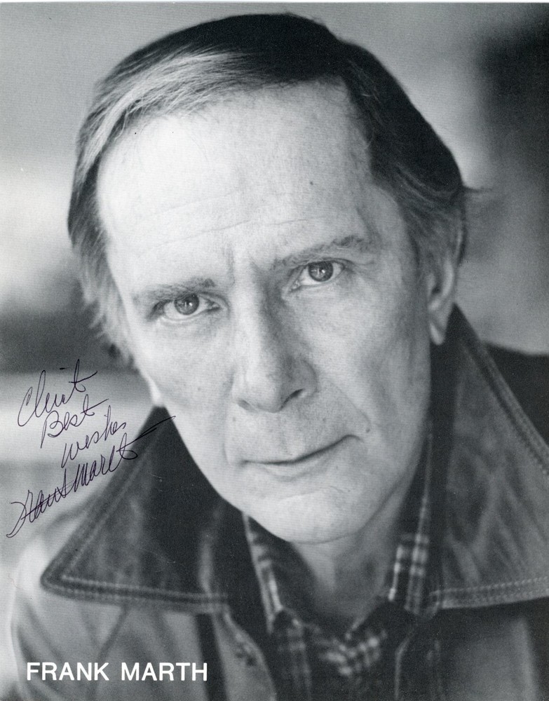 Frank Marth - Signed Photograph (x2) Front & Back