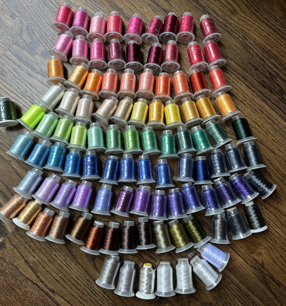 Brother 102 Spools machine embroidery thread