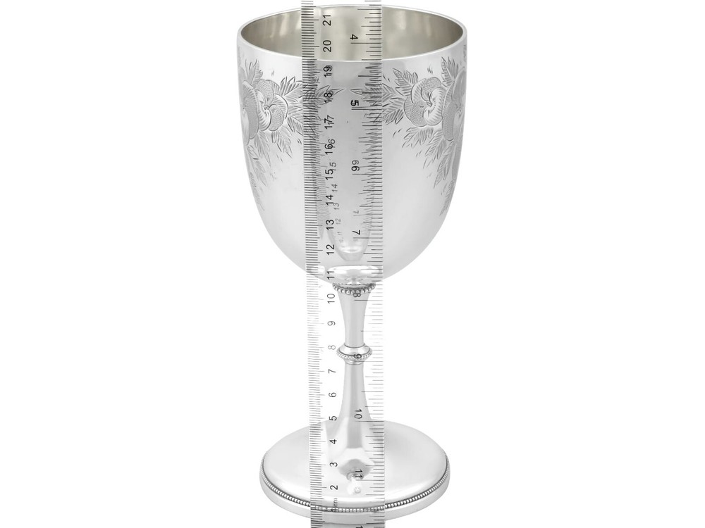 Sterling Silver Goblet Antique Victorian (1880)