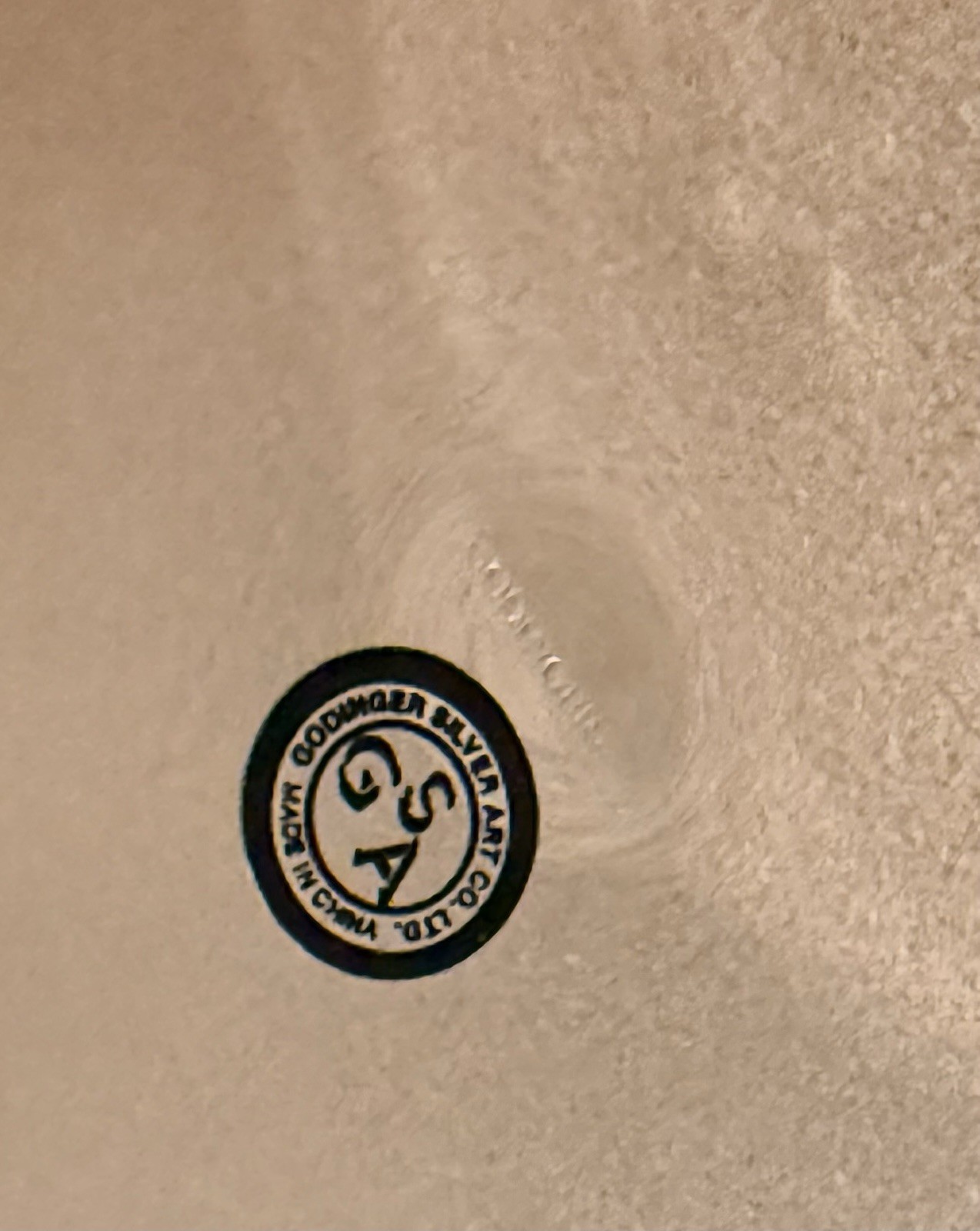 Godinger Silver Art Co. Plastic Globe Decanter w/ Metal Base 14” Water Dispenser