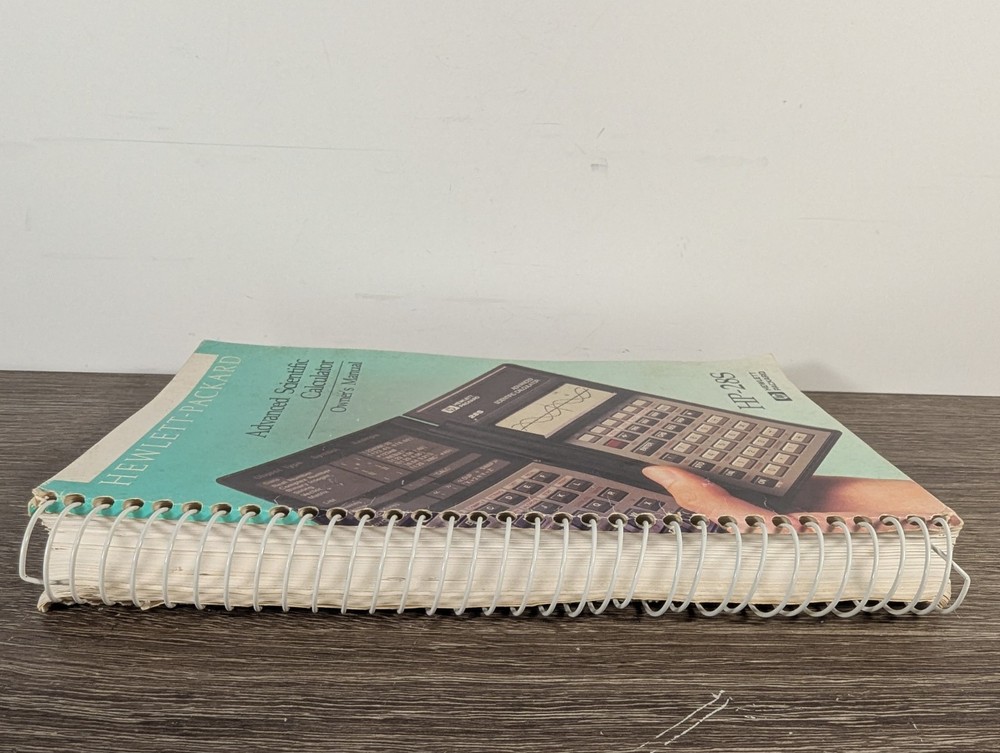 Original Manual & Reference Manual for Hewlett Packard HP-28S Calculator