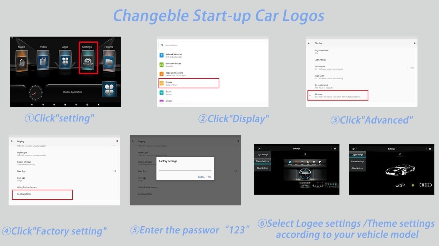 4K Android 13 Portable Car TV Headrest Monitor Back Seat,10.1 Inch Touch .....
