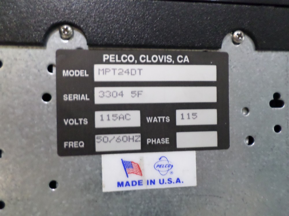 Pelco MPT24DT Joystick Control Unit & MLZ6DT Remote Controller