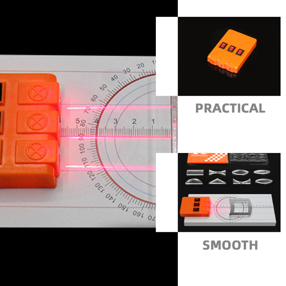 1 Set Physics Science Optical Experiment Tool Optical Lens Refraction Set
