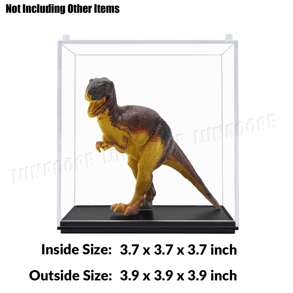 Small Acrylic Display Case Collectibles Box Dustproof 1/64 Diecast Action Figure