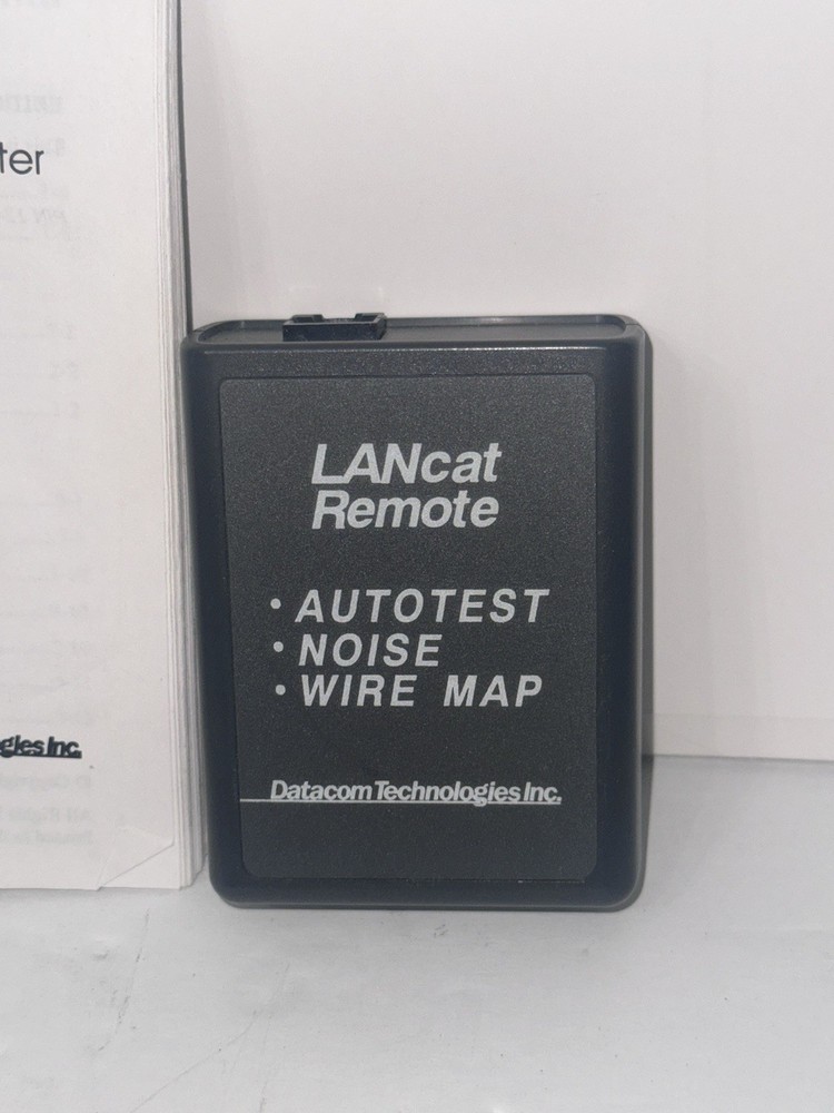 DATACOM TECHNOLOGIES LANcat 1500 INTERNET TESTING DEVICE ACTIVITY TESTER 52203