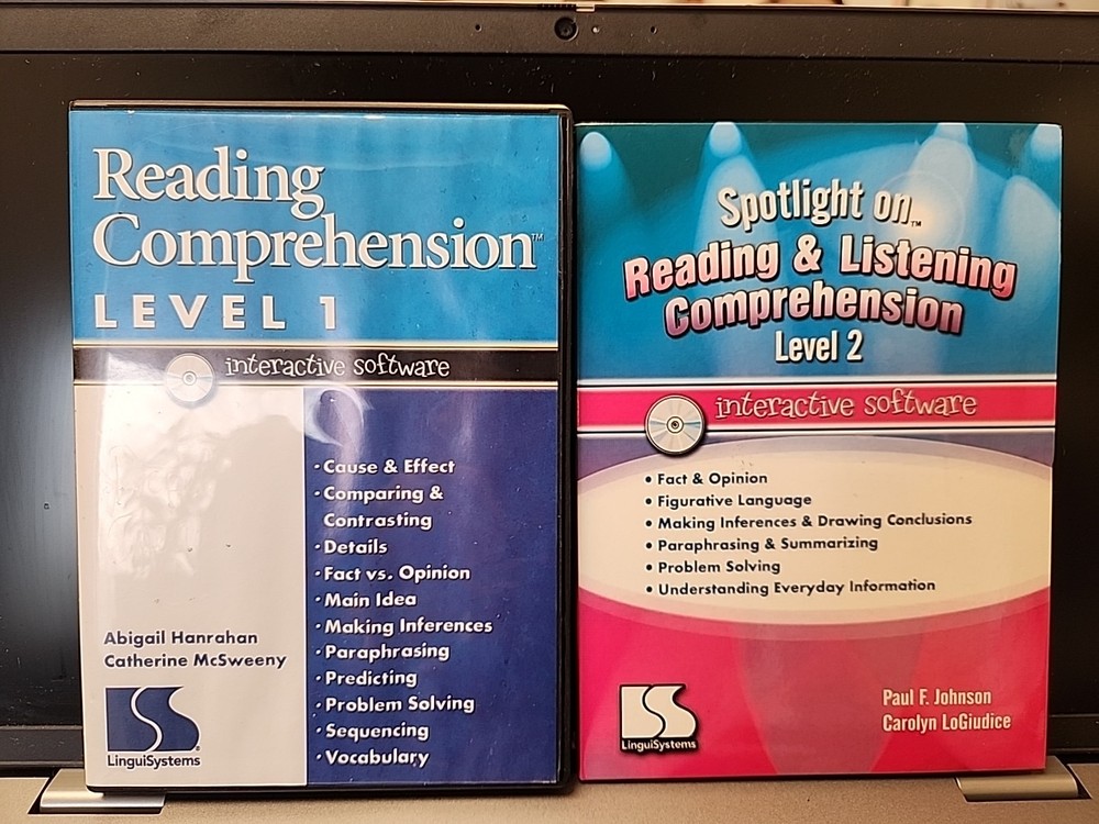2 Linguisystems READING COMPREHENSION Speech Language Therapy CD-ROM