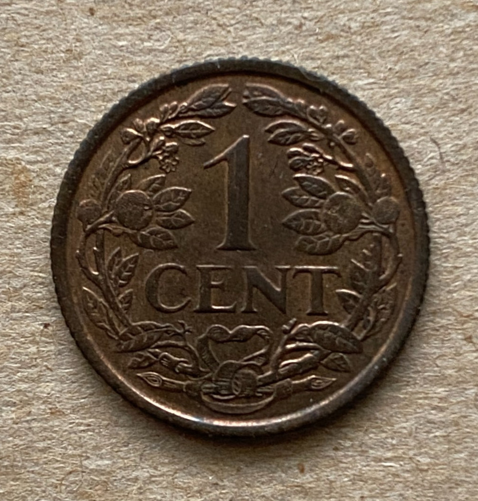 Netherlands, 1 Cent, 1941, KM#152, Uncirculated