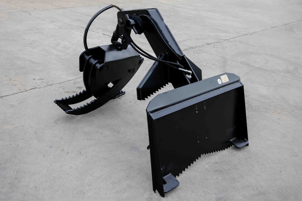 Mini Bobcat Log Grapple - Manual Rotation