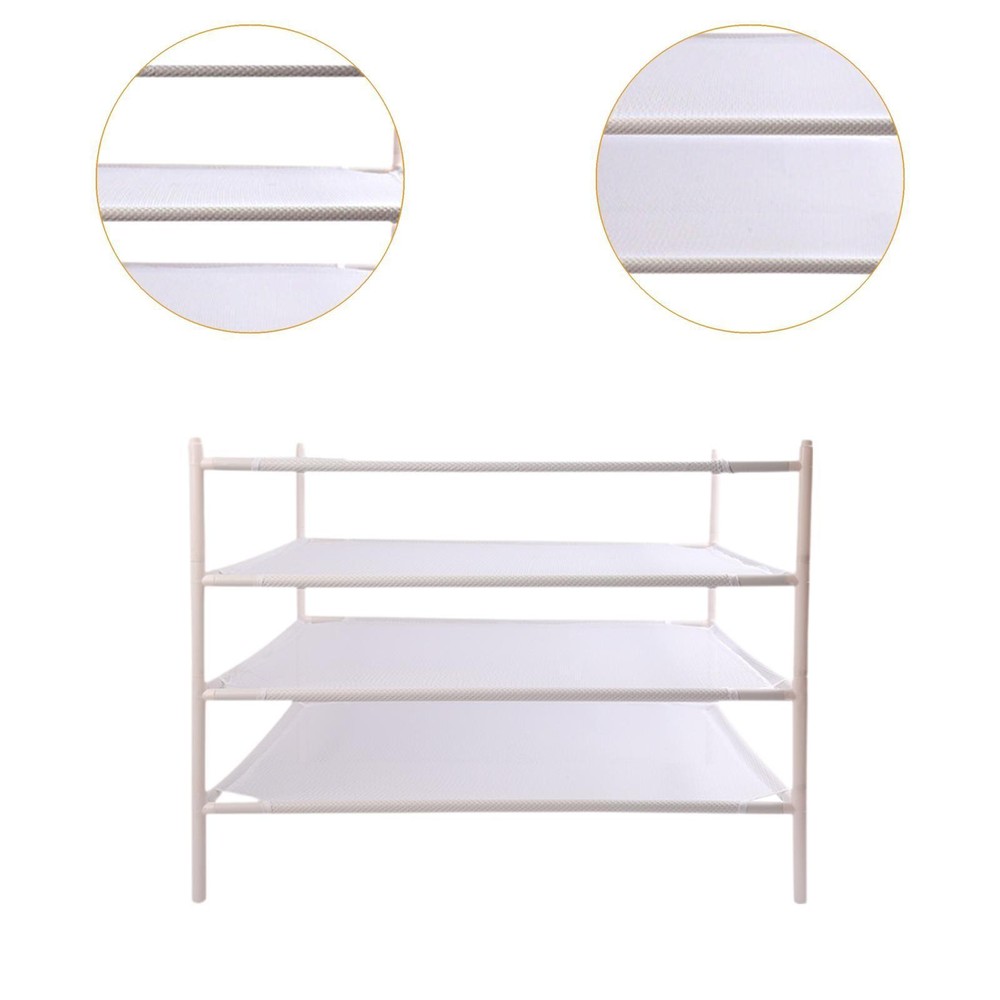 3 Tier Sweater Drying Rack Stackable Breathable Mesh Clothes Dryer Rack for