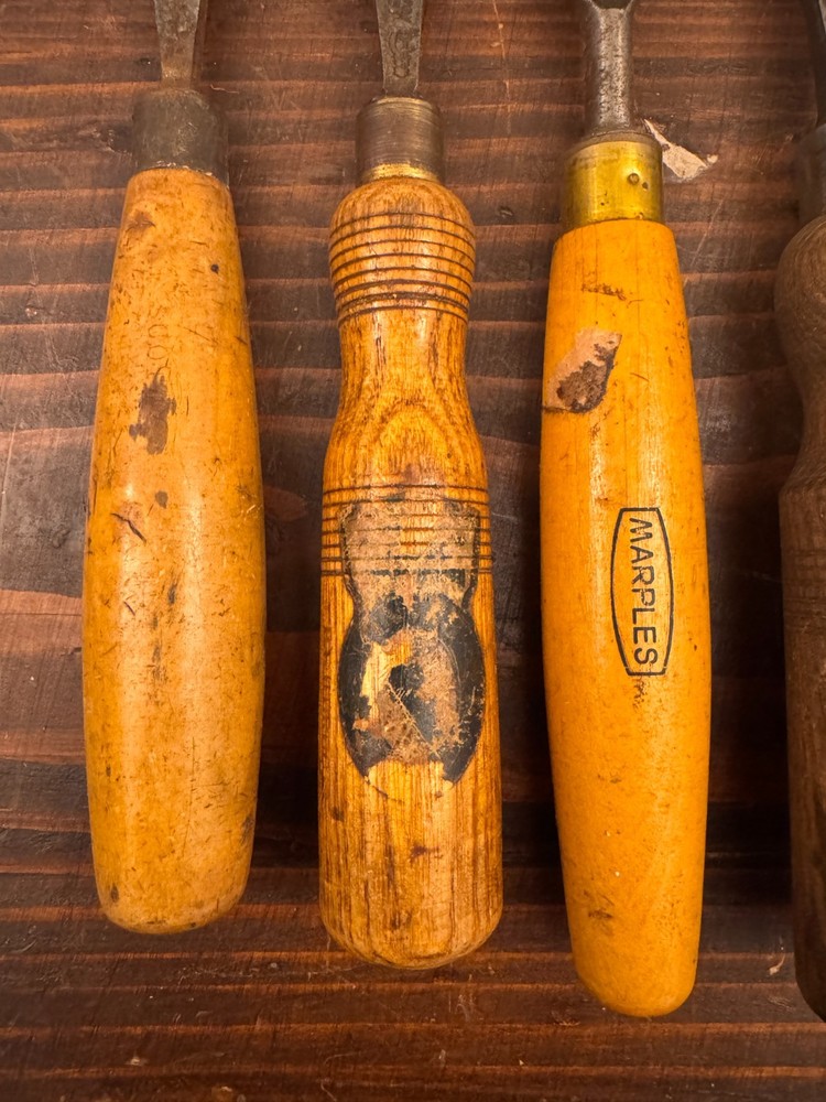 Woodwork Gouges Rare British Tools - Marples Sorby Stormont