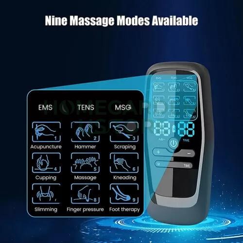 27 Modes Tens Unit Muscle Therapy Pain Relief Stimulator Machine Pulse Massager~