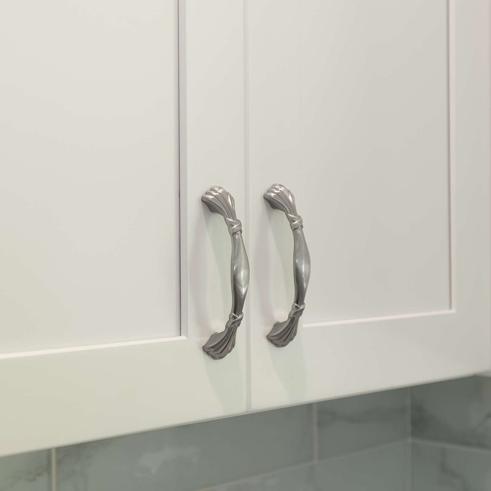 Classic Traditional Kitchen Cabinet Pulls Handles Knobs Brushed Nickel Hardware