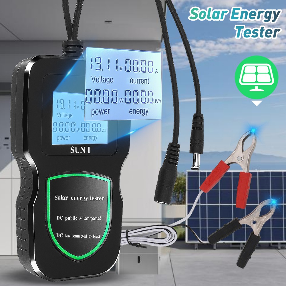 500W MPPT Photovoltaic Panel Multimeter Tester Tool for Testing Solar Panel Data