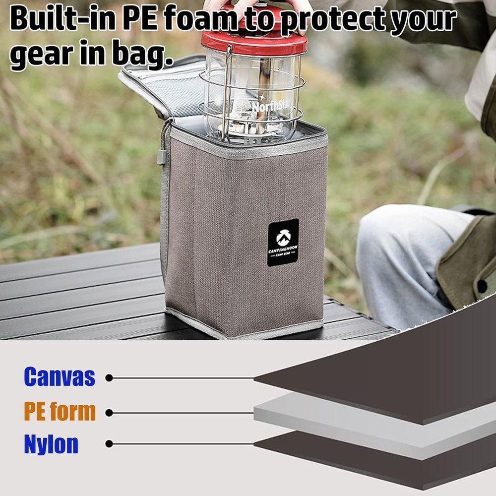 Camping Gear Lantern Storage Case