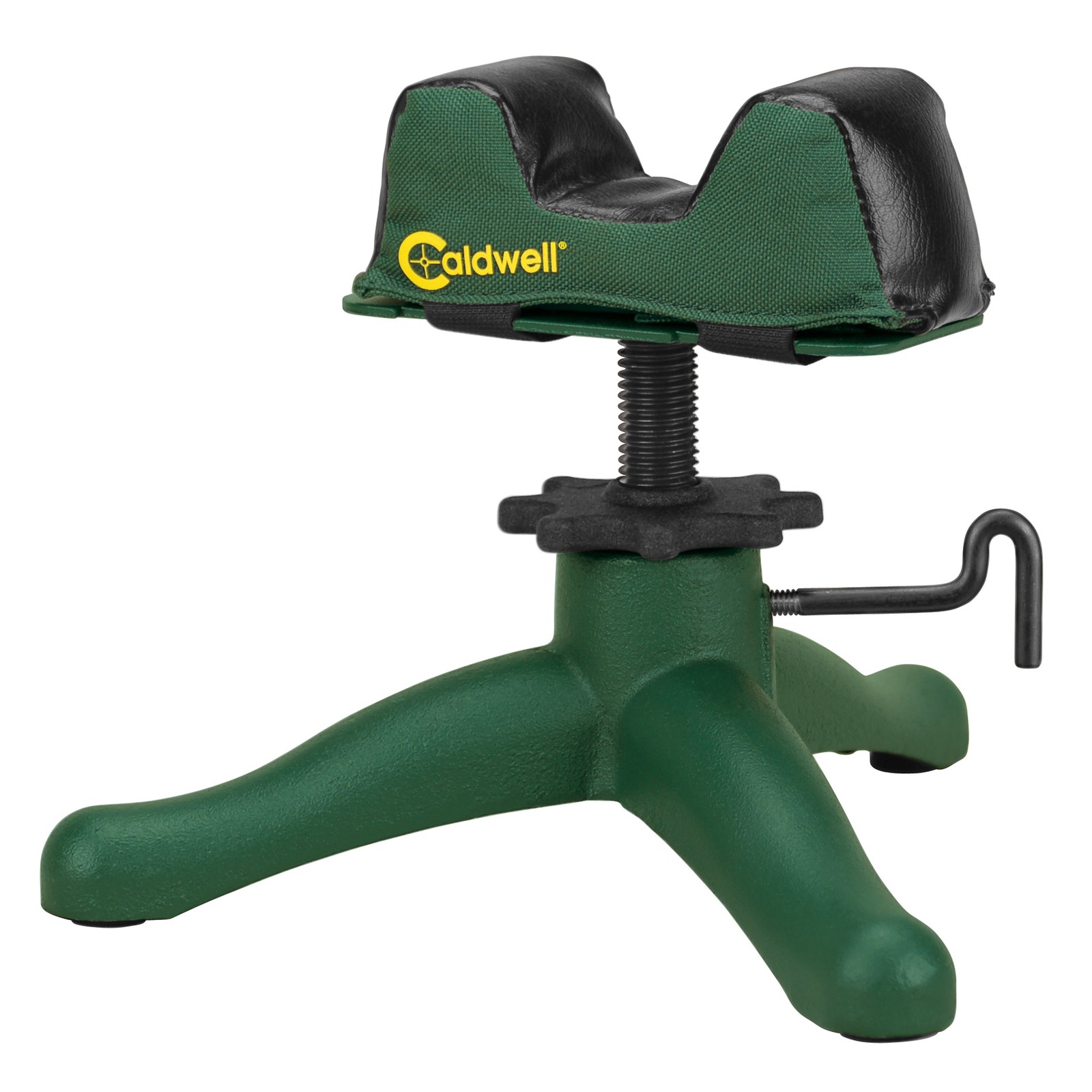 Caldwell The Rock Jr Shooting Rest Smooth Elevation Non-Slip Base Cast Iron GRN