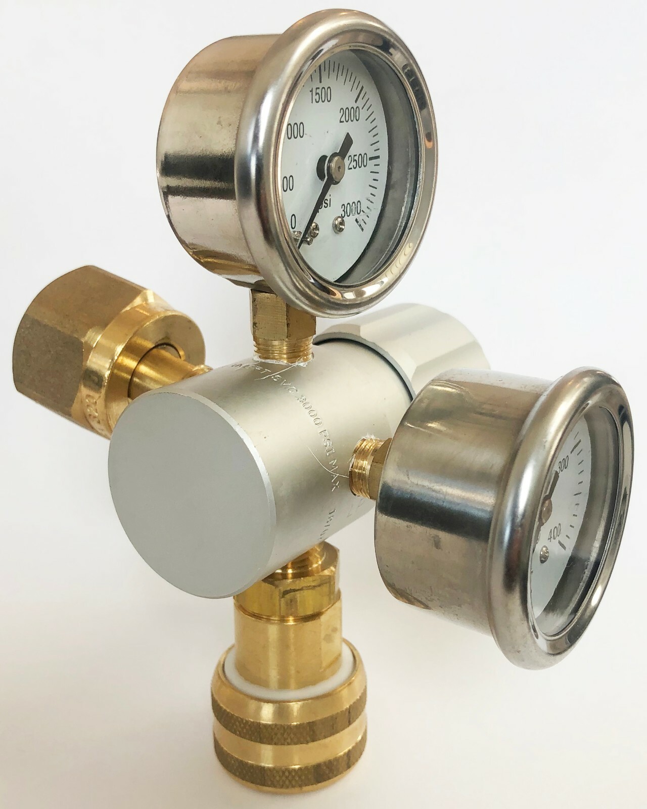 10lb CO2 Cylinder with Handle and Adjustable 250PSI Regulator for Offroad Tires