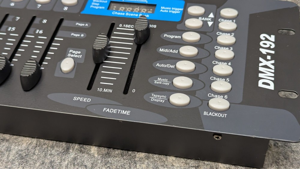 SHEDS DMX512 Controller DMX Lighting Controller DMX 192 Stage Light Controller