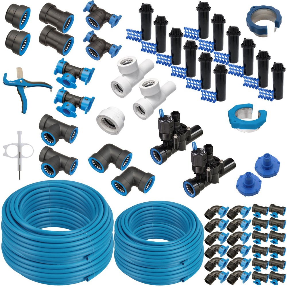Drip Depot Blu-Lock 1" & 1/2" Sprinkler Kit