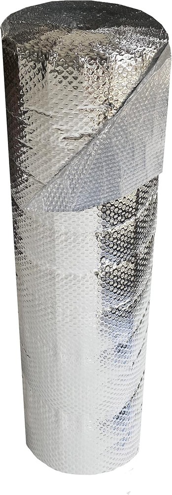 USA Reflective Insulation Bubble Roll, 48" Width x 125' Length, Bubble Pack