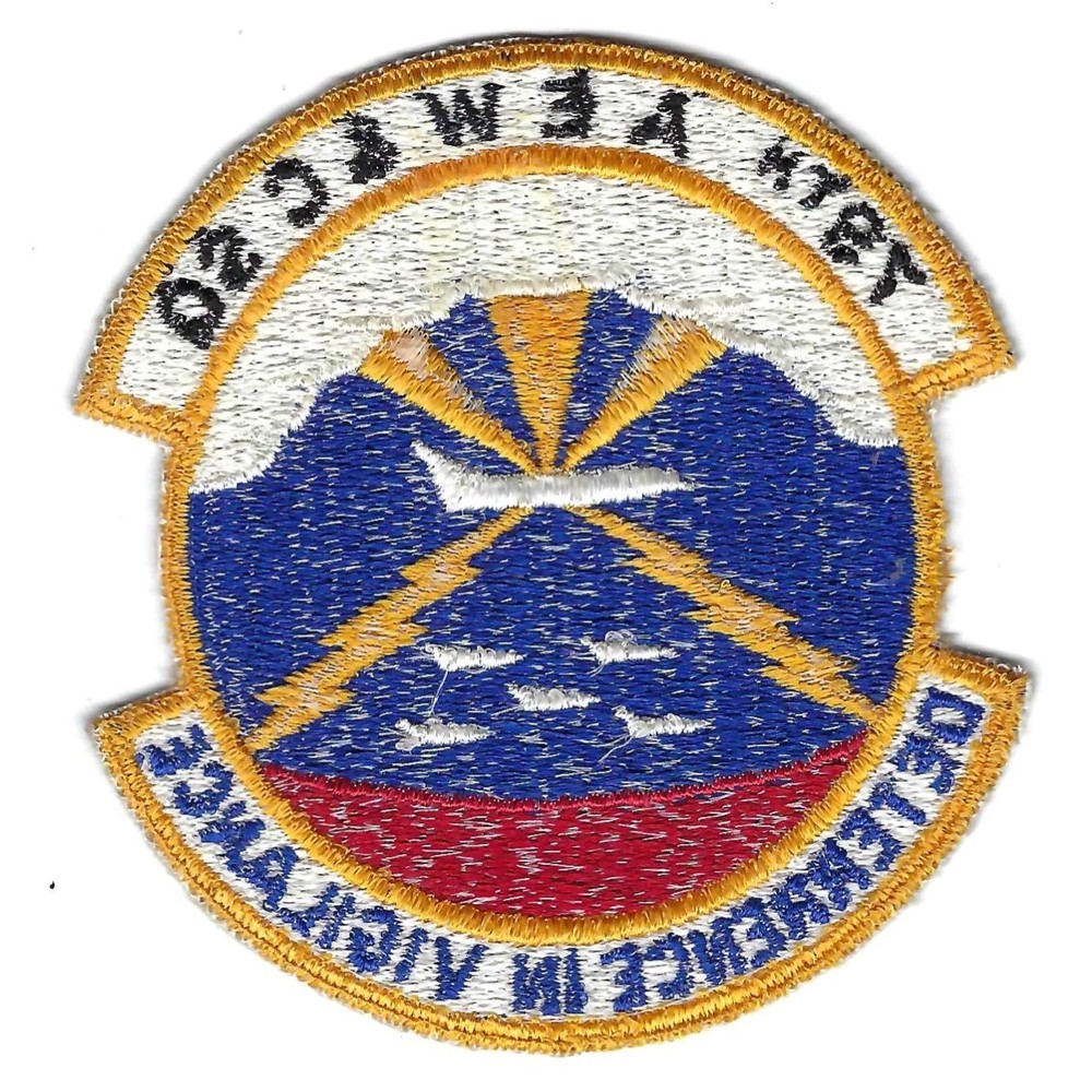 ORIGINAL 1970's 79th AEW&C SQUADRON (SCHIFFLI MADE) patch