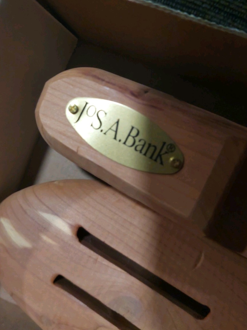 Jos. A. Bank Clothiers CEDAR WOOD Shoe Trees Size XL Slit-Toe BRAND NEW In box