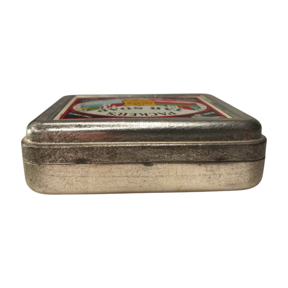 Packer's Tar Soap Empty Tin Box