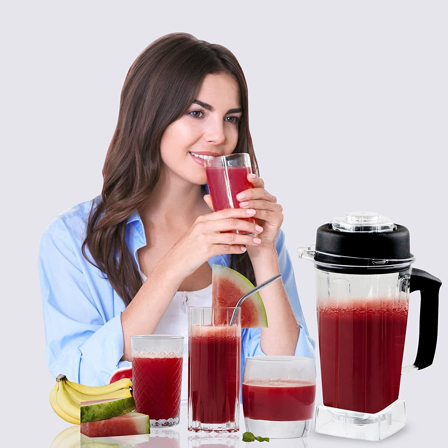 64 oz Container Pitcher Jar Compatible with Vitamix 5200 Blender Classic