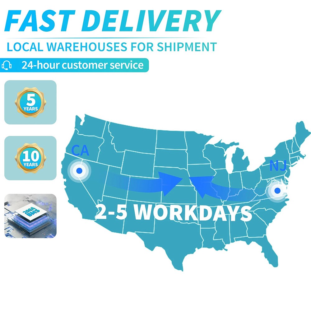 NEW 200Ah 12V LiFePO4 Lithium Battery Built-in BMS for RV Marine Off-Grid Solar