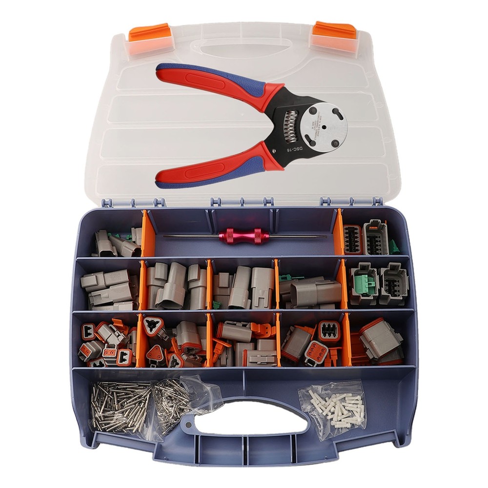 338PC DT Electrical Connectors with Professional Crimping Tool for Quick Setup