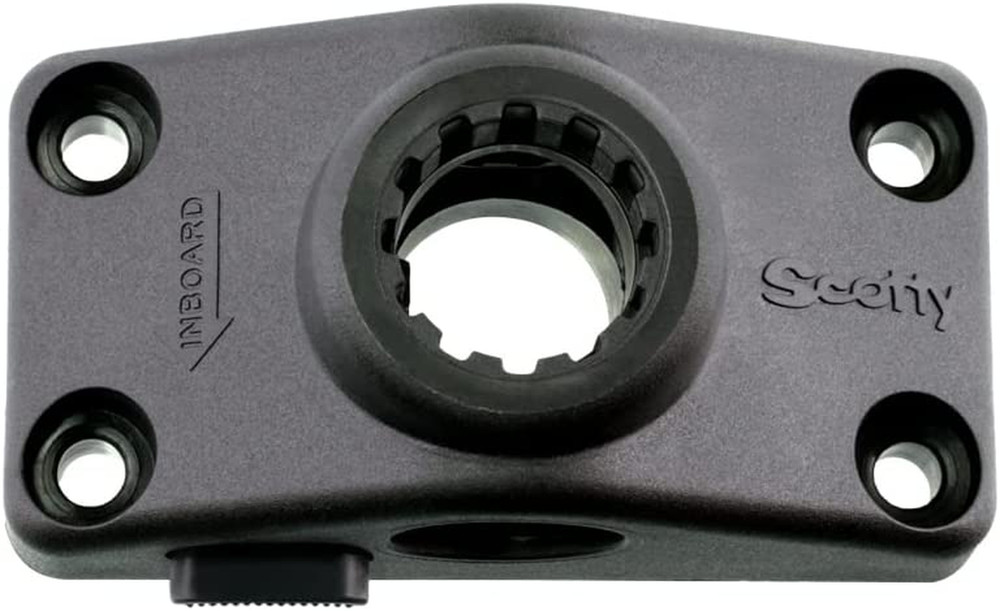 #241L-BK Locking Side Deck Mounting Bracket, Black, Small